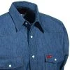 Wrangler Shirts: Men's FR12127 Denim Flame Resistant Shirt -Work Attire Shop fr70127 wranglercd 01 1