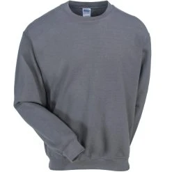 Gildan Sweatshirts: Men's 18000 CHR Grey Heavy Blend Crewneck Sweatshirt -Work Attire Shop gildan 18000 chr f 01