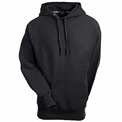 Sport Tek Sweatshirts: Men's Black F281 BLK Heavyweight Pullover Hooded Sweatshirt 6 Sport Tek Sweatshirts: Men's Black F281 BLK Heavyweight Pullover Hooded Sweatshirt - Image 4