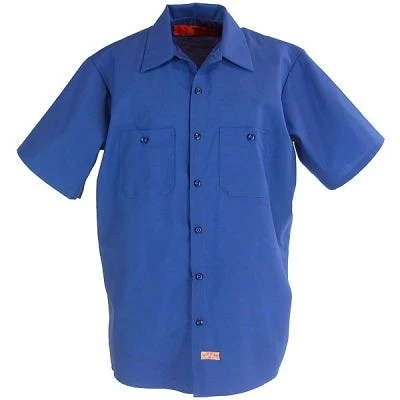 Red Kap Shirts: Men's SP24 RB Blue Short-Sleeve Industrial Work Shirt 4 Red Kap Shirts: Men's SP24 RB Blue Short-Sleeve Industrial Work Shirt - Image 2