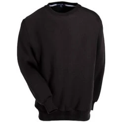 Sport-Tek Sweatshirts: Men's Black F280 BLK Heavyweight Crewneck Sweatshirt