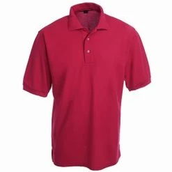 Port Authority Shirts: Men's Red Silk Touch Polo Shirt K500 RED