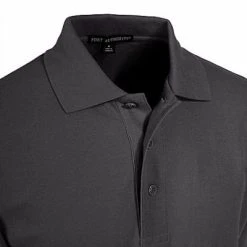 Port Authority Shirts: K500 BLK Silk Touch Black Sport Shirt