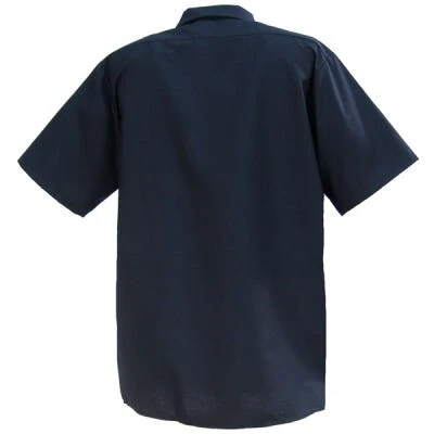 Red Kap Shirts: Men's SP24 NV Navy Industrial Short-Sleeve Work Shirt 3 Red Kap Shirts: Men's SP24 NV Navy Industrial Short-Sleeve Work Shirt - Image 2