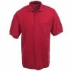 Port Authority Shirts: Men's K500P Red Silk Touch Pique Knit Polo Pocket Shirt 2 Port Authority Shirts: Men's K500P Red Silk Touch Pique Knit Polo Pocket Shirt -Work Attire Shop image 51397