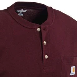 Carhartt Shirts: Men's Port K84 PRT Cotton Workwear Henley Shirt -Work Attire Shop image 54313