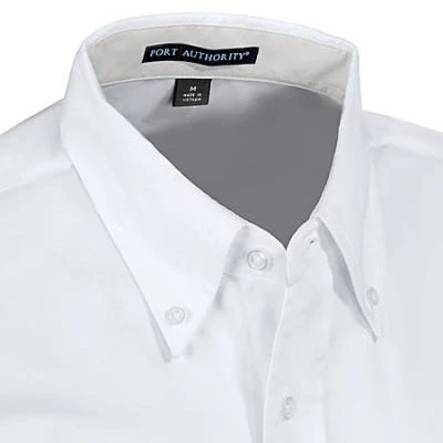 Port Authority Shirts: Men's White Short Sleeve Shirt S508 WHT 4 Port Authority Shirts: Men's White Short Sleeve Shirt S508 WHT - Image 2