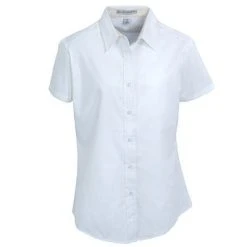 Port Authority Shirts: Women's White Short Sleeve Shirt L508 WHT
