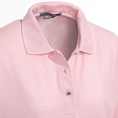 Port Authority Shirts: Women's Light Pink Polo Shirt L500 LPK 4 Port Authority Shirts: Women's Light Pink Polo Shirt L500 LPK - Image 2