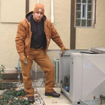 Carhartt Pants: Men's B01 BRN Brown Duck Work Pants 4 Carhartt Pants: Men's B01 BRN Brown Duck Work Pants - Image 2