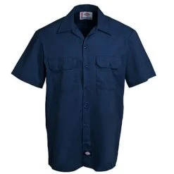 Dickies Shirts: Men's 1574 DN Dark Navy Stain Release Short Sleeve Work Shirt 7 Dickies Shirts: Men's 1574 DN Dark Navy Stain Release Short Sleeve Work Shirt -Work Attire Shop image 60413