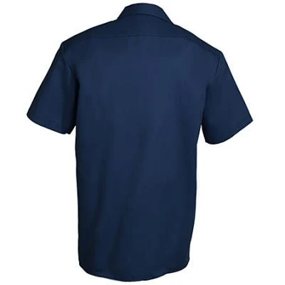 Dickies Shirts: Men's 1574 DN Dark Navy Stain Release Short Sleeve Work Shirt 3 Dickies Shirts: Men's 1574 DN Dark Navy Stain Release Short Sleeve Work Shirt