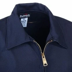 Bulwark Jackets: Men's JEL2 NV Navy Blue Flame-Resistant Work Jacket -Work Attire Shop image 62388