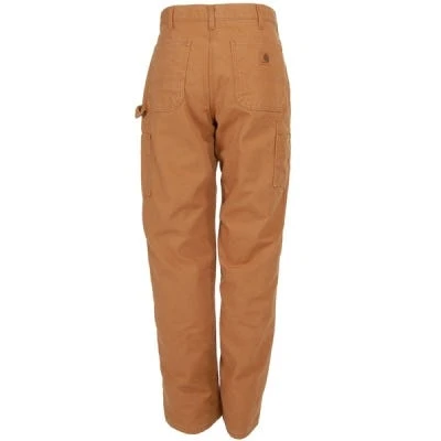 Carhartt Dungarees: Men's B111 BRN Brown Flannel-Lined Duck Dungarees 4 Carhartt Dungarees: Men's B111 BRN Brown Flannel-Lined Duck Dungarees - Image 2