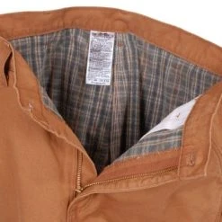 Carhartt Dungarees: Men's B111 BRN Brown Flannel-Lined Duck Dungarees 13 Carhartt Dungarees: Men's B111 BRN Brown Flannel-Lined Duck Dungarees -Work Attire Shop image 64114