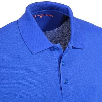 5.11 Tactical Shirts: Men's 41060 692 Blue Cotton Pique Polo Shirt 4 5.11 Tactical Shirts: Men's 41060 692 Blue Cotton Pique Polo Shirt - Image 2