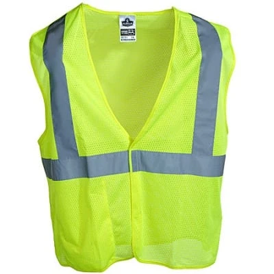 Ergodyne Vests: GloWear Green Class 2 High Visibility Breakaway Vest 8215BA 3 Ergodyne Vests: GloWear Green Class 2 High Visibility Breakaway Vest 8215BA