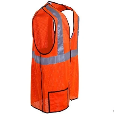 OccuNomix Vests: Mesh Orange Hi-Vis Safety Vest LUX SSBRPC ORG 5 OccuNomix Vests: Mesh Orange Hi-Vis Safety Vest LUX SSBRPC ORG - Image 3