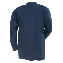 Dickies Shirts: Men's 574 NV Navy Long Sleeve Twill Work Shirt