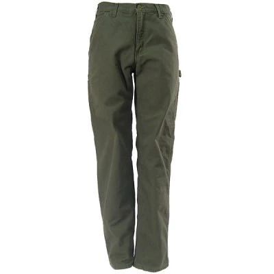 Carhartt Pants: Men's B111 MOS Green Flannel Lined Pants 8 Carhartt Pants: Men's B111 MOS Green Flannel Lined Pants - Image 6