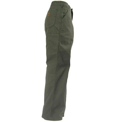 Carhartt Pants: Men's B111 MOS Green Flannel Lined Pants 4 Carhartt Pants: Men's B111 MOS Green Flannel Lined Pants - Image 2