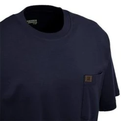 Wrangler Riggs Shirts: Men's Navy 3W700 NV Short Sleeve Pocket Tee Shirt -Work Attire Shop image 72694