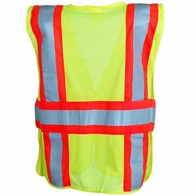 OccuNomix Vests: High Visibiliity Yellow Safety Vest LUX SC2TZ 4 OccuNomix Vests: High Visibiliity Yellow Safety Vest LUX SC2TZ - Image 2