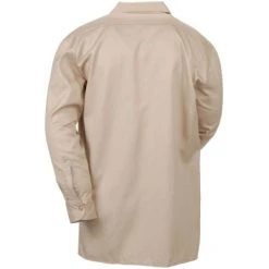 Dickies Shirts: Men's Khaki 574 KH Twill Long Sleeve Work Shirt