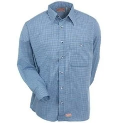 Red Kap Shirts: Men's Mini-Plaid Work Shirt SP74 WB -Work Attire Shop image 75929