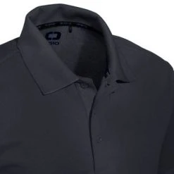 OGIO Shirts: Men's Black OG101 BLK Short Sleeve Polyester Polo Shirt 7 OGIO Shirts: Men's Black OG101 BLK Short Sleeve Polyester Polo Shirt -Work Attire Shop image 78157