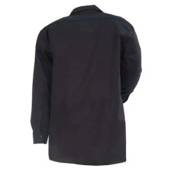 Dickies Shirts: Men's Black 574 BK Twill Long Sleeve Work Shirt