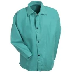 Revco Coats: Men's F2 30 C Flame-Resistant Green Welding Coat