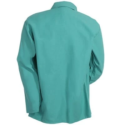 Revco Coats: Men's F2 30 C Flame-Resistant Green Welding Coat 4 Revco Coats: Men's F2 30 C Flame-Resistant Green Welding Coat - Image 2