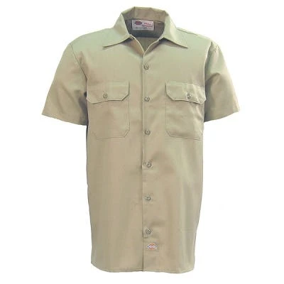 Dickies Shirts: Men's Khaki 1574 KH Stain Release Short Sleeve Work Shirt 4 Dickies Shirts: Men's Khaki 1574 KH Stain Release Short Sleeve Work Shirt - Image 2