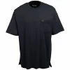 Wrangler Riggs Shirts: Men's Black 3W700 BK Short Sleeve Pocket Tee Shirt