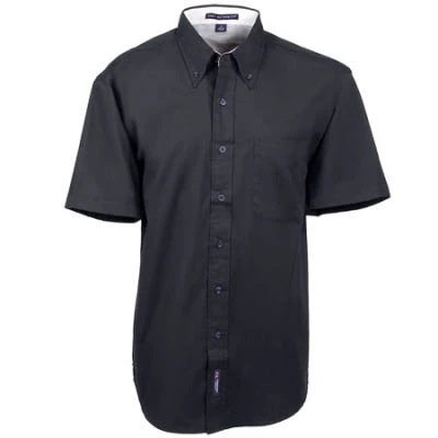 Port Authority Shirts: S508 BLK Men's Black Short Sleeve Button Down Shirt 3 Port Authority Shirts: S508 BLK Men's Black Short Sleeve Button Down Shirt