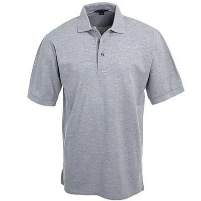 Port Authority Shirts: Men's Gray K420 OXF Cotton Pique Polo Shirt 3 Port Authority Shirts: Men's Gray K420 OXF Cotton Pique Polo Shirt