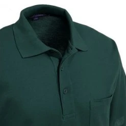 Port Authority Shirts: Men's Silk Touch Green Polo Shirt K500P DGR -Work Attire Shop image 89363
