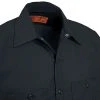 Red Kap Shirts: Men's SP24 BK Black Industrial Short-Sleeve Poplin Work Shirt -Work Attire Shop image 89377