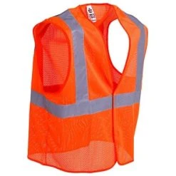 Ergodyne Vests: GloWear Orange High Visibility Vest 8205HL ORG 7 Ergodyne Vests: GloWear Orange High Visibility Vest 8205HL ORG -Work Attire Shop image 90284