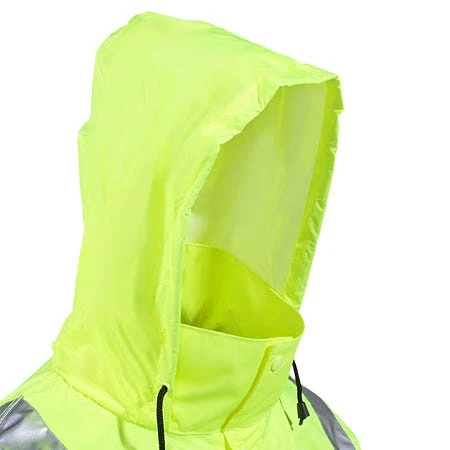 Tingley Jackets: Men's High-Visibility J23122 Yellow Green Waterproof Work Jacket 4 Tingley Jackets: Men's High-Visibility J23122 Yellow Green Waterproof Work Jacket - Image 2