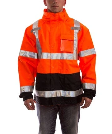 Tingley Rubber: Men's J24129 Orange High Visibility Waterproof Jacket 3 Tingley Rubber: Men's J24129 Orange High Visibility Waterproof Jacket