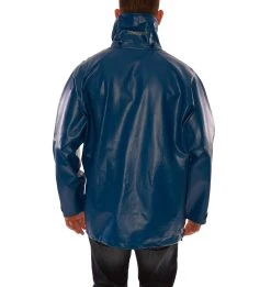 Tingley Jackets: Men's J44241 Blue Eclipse Chemical Resistant PVC Jacket