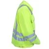 Red Kap Jackets: High Visibility ANSI Class 2 Ike Jacket JY32HV -Work Attire Shop jy32hv3litefxr 01
