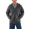 Carhartt Sweatshirts: Men's K122 026 Carbon Heather Midweight Hooded Front Zip Sweatshirt 2 Carhartt Sweatshirts: Men's K122 026 Carbon Heather Midweight Hooded Front Zip Sweatshirt -Work Attire Shop k122026