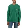 Carhartt Shirts: Men's K126 G55 North Woods Heather Long Sleeve Pocket Work Shirt -Work Attire Shop k126 g55