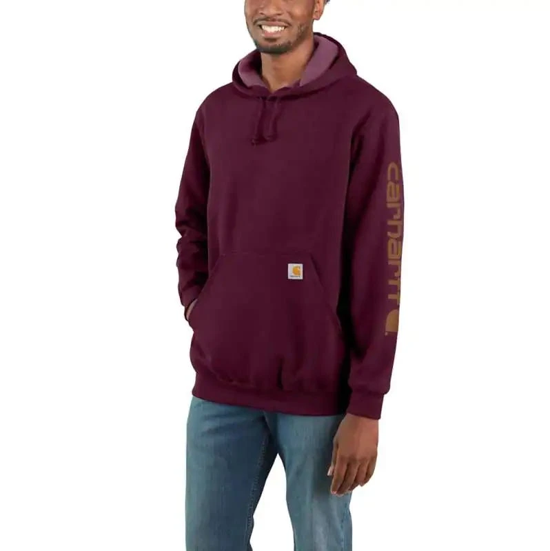 Carhartt Sweatshirts: Men's K288 PRT Port Midweight Hooded Logo Sweatshirt 3 Carhartt Sweatshirts: Men's K288 PRT Port Midweight Hooded Logo Sweatshirt