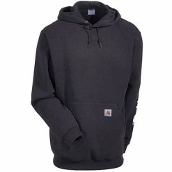 Carhartt Sweatshirts: Men's Black K288 BLK Midweight Pullover Hooded Sweatshirt 9 Carhartt Sweatshirts: Men's Black K288 BLK Midweight Pullover Hooded Sweatshirt -Work Attire Shop k288blk carharttf 01