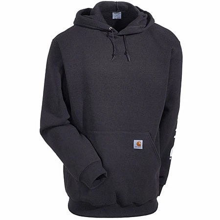 Carhartt Sweatshirts: Men's Black K288 BLK Midweight Pullover Hooded Sweatshirt 5 Carhartt Sweatshirts: Men's Black K288 BLK Midweight Pullover Hooded Sweatshirt - Image 3