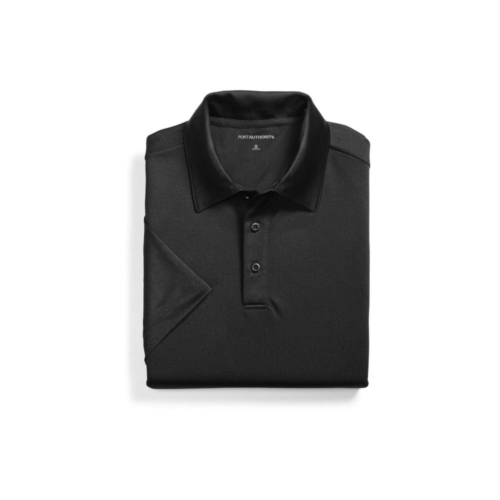 Port Authority Shirt: Men's K540 BLK Black Silk Touch Performance Polo 7 Port Authority Shirt: Men's K540 BLK Black Silk Touch Performance Polo - Image 5